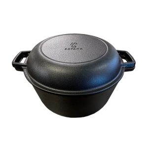 Gjutjärnsgryta med Steklock 4-liters från SATAKE