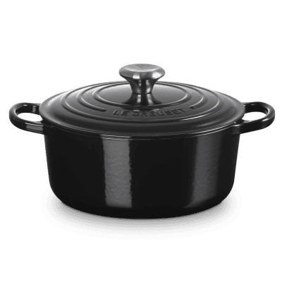 Rund Gryta Signature 24, 4,2Liter Blank Svart Från Le Creuset