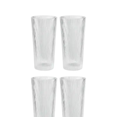 Pilastro Dricksglas/Longdrink 4-Pack 0.30cl Design: Francis Cayouette Från Stelton