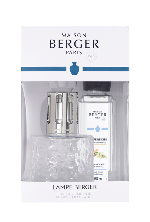 Doftlampa Mirage Transparent Giftset Pure White Tea,Från Maison Berger - Bild 4