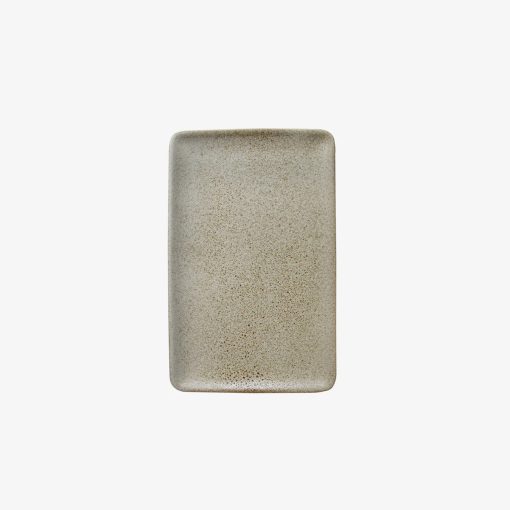 RAW LunchTallrik Rektangulär 23,5*15cm Stengods Sandy Beige Från Danska Aida