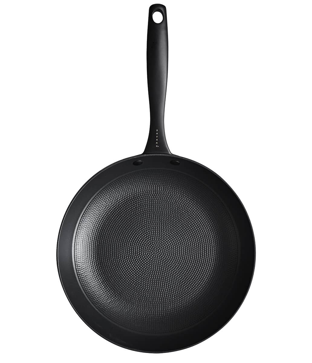 Stekpanna 28 cm, Lättviktsgjutjärn Honeycomb, Ny keramisk beläggning non-stick SATAKE - Bild 6