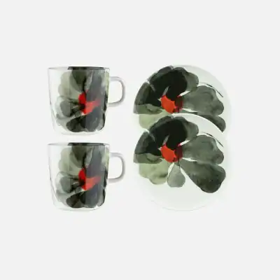 Oiva / Valssi Frukostset 4 Delar, Färg 163 Från Marimekko