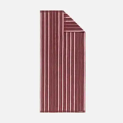 Raide Badhandduk 70x150 cm bungundy, light pink Färg 333 Från Marimekko