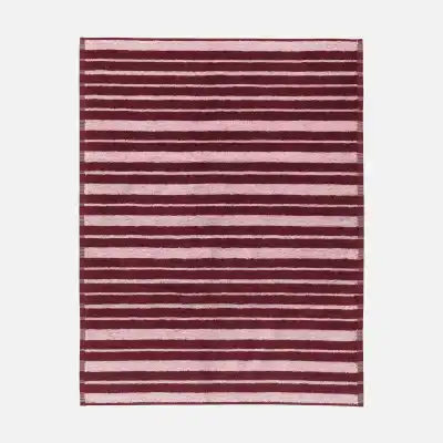 Raide Badrumsmatta Burgundy, Light pink Färg 333 Från Marimekko
