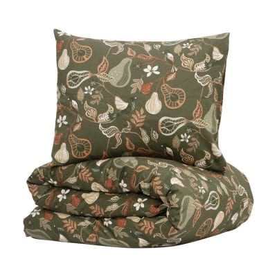 Bandene LyxBäddset Satin Grön 150*210cm Från Kosta Linnewäfveri