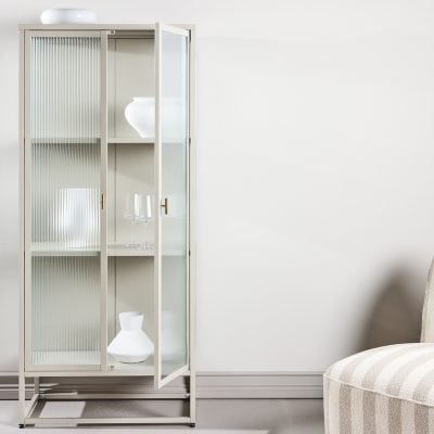 Garis Skåp 40 x 160 x 70 Beige Från Venture Design