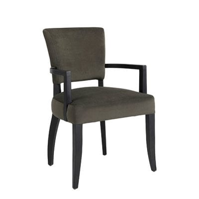 MAGGIE Matstol Karm Velvet Dark Brown Från Artwood