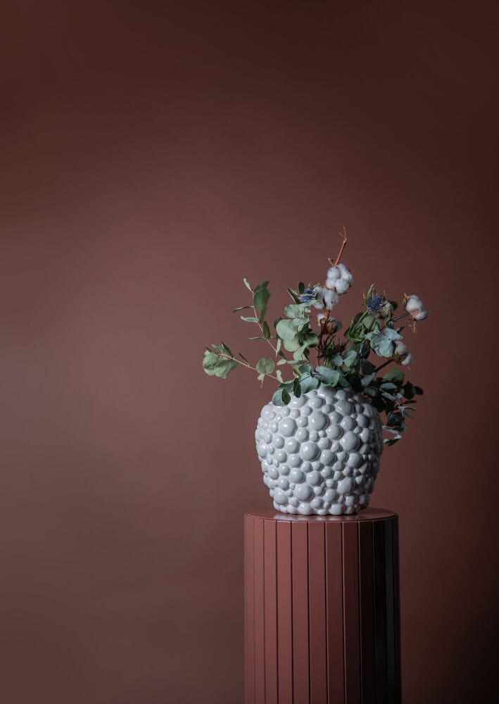 Celeste Vas Vit H26cm Från BYON - Bild 9