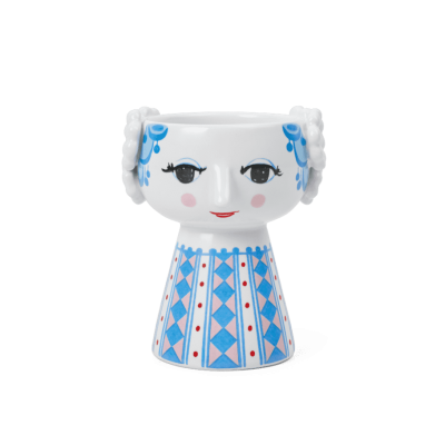 Eva Ljusstake Blå H9,5cm Björn Wiinblad