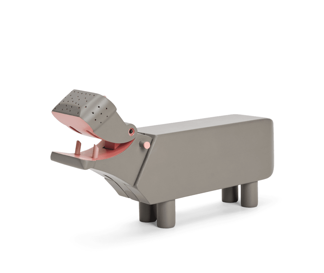 FLODHÄST Grå H9cm jubileumsutgåva KAY BOJESEN