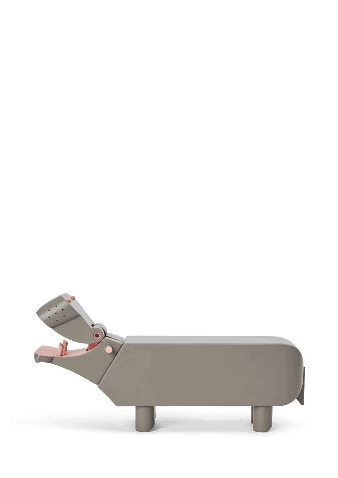 FLODHÄST Grå H9cm jubileumsutgåva KAY BOJESEN - Bild 8