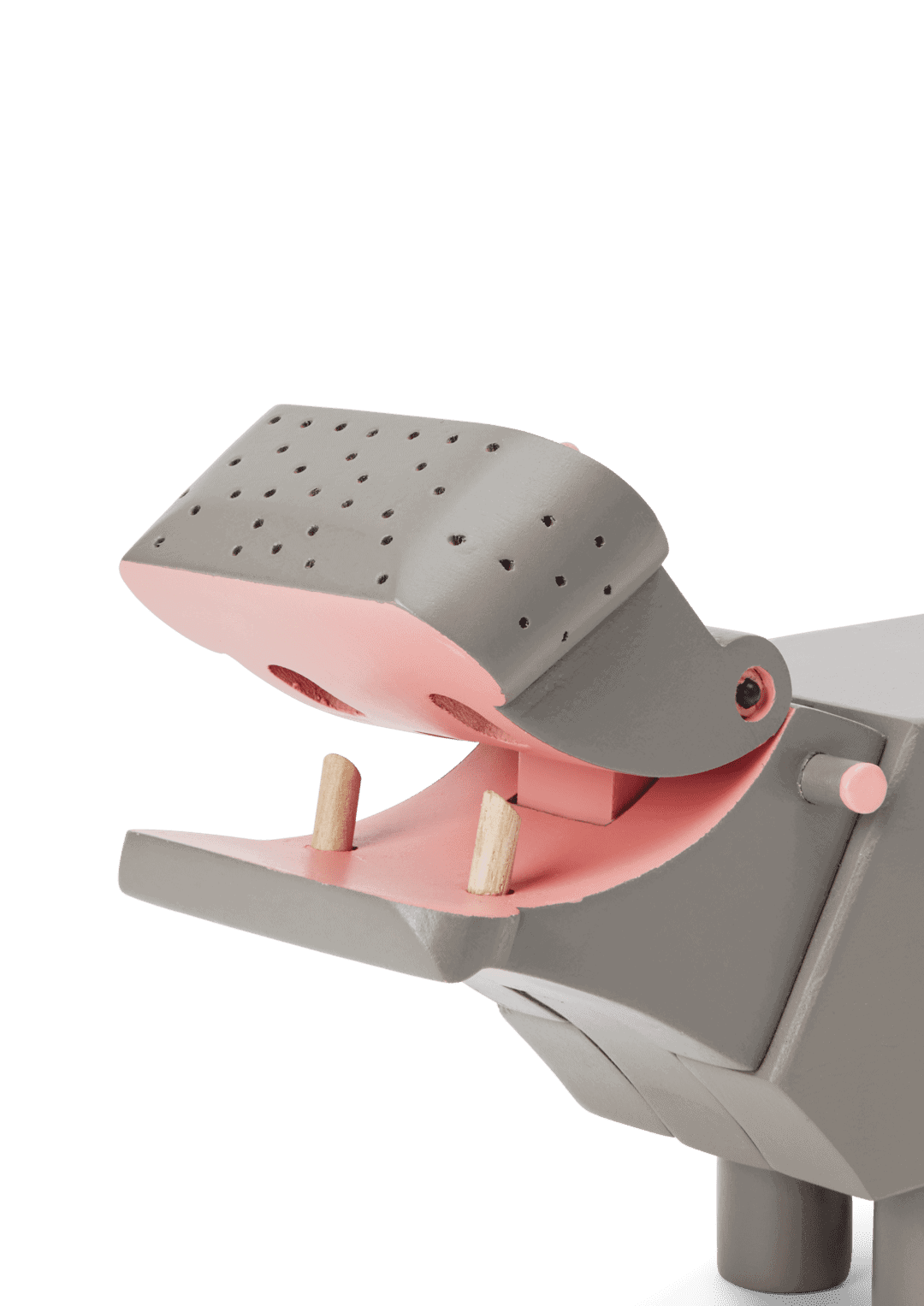 FLODHÄST Grå H9cm jubileumsutgåva KAY BOJESEN - Bild 7