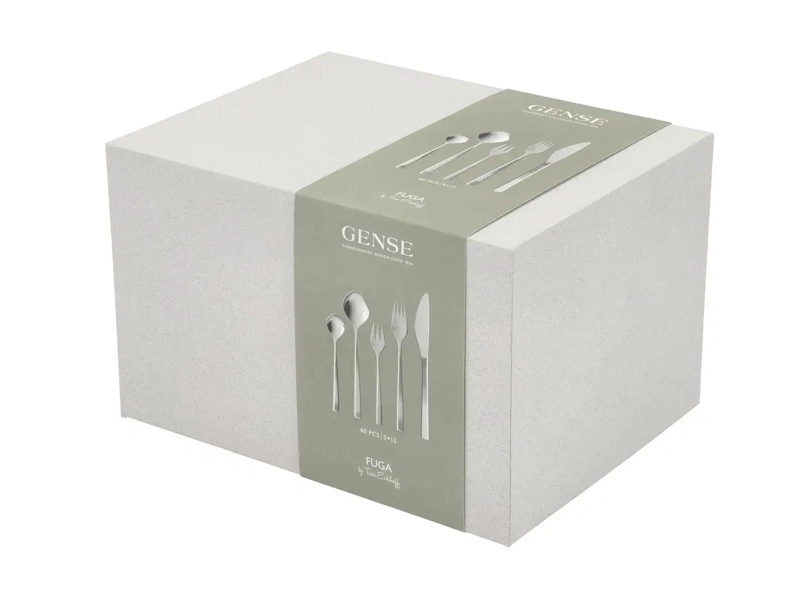 Fuga Bestickset 60 delar Matt/Blankt stål Från Gense Design Tias Eckhoff - Bild 3