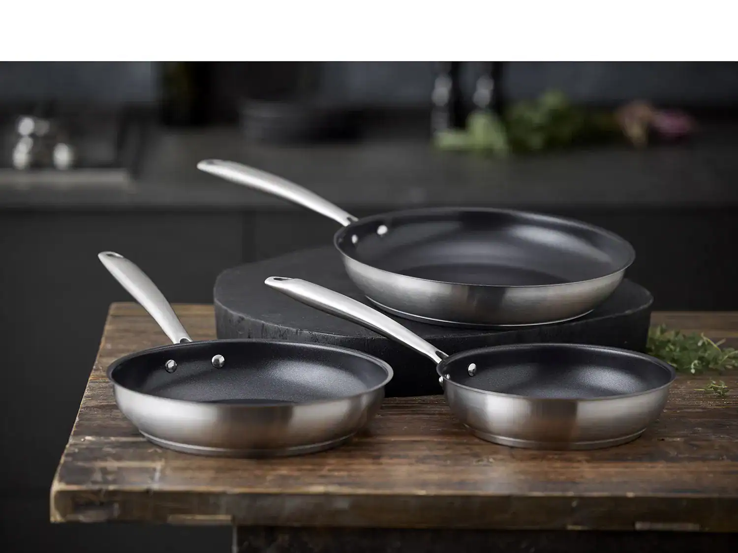 Stekpanna Roya Keramisk non-stick Dia 28 cm Stål från Pillivuyt Gourmet - Bild 2