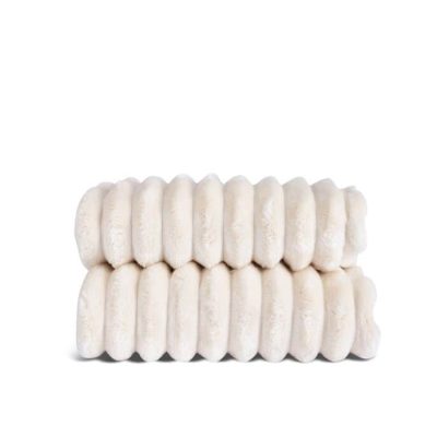 Esther Fleecepläd Benvit 130*170cm Från Sagaform