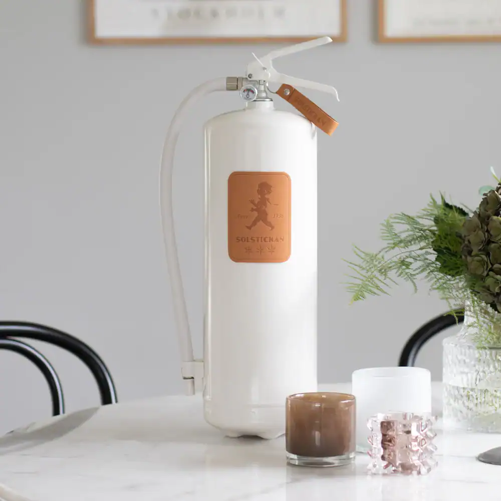 Solstickan Brandsläckare 6 kg Ljusbrunt läder - Bild 3