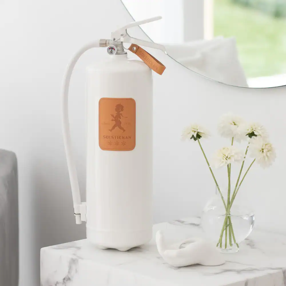 Solstickan Brandsläckare 6 kg Ljusbrunt läder - Bild 2