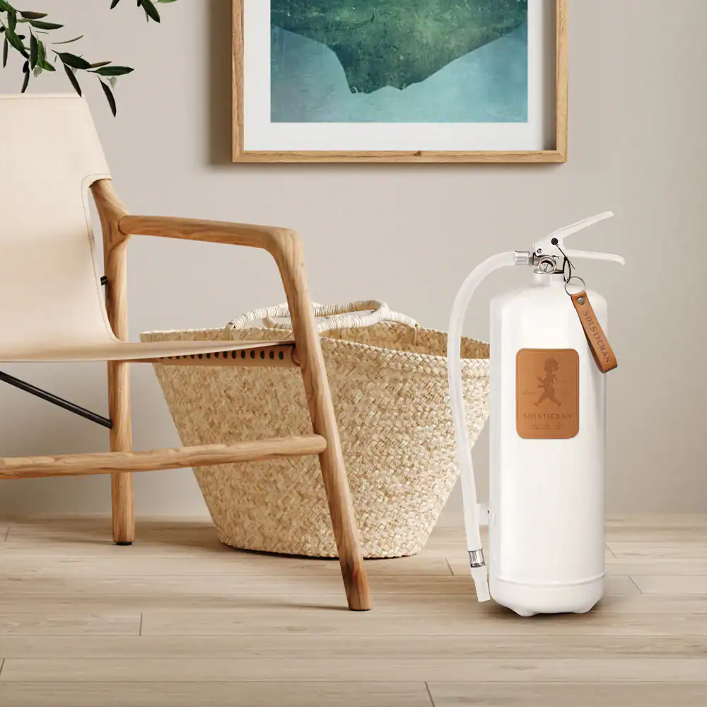 Solstickan Brandsläckare 6 kg Ljusbrunt läder - Bild 5