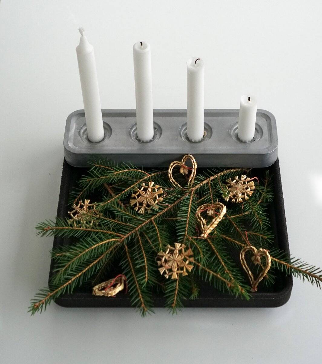 Stumpastake Long Obehandlad Aluminium Från Born in Sweden - Bild 3