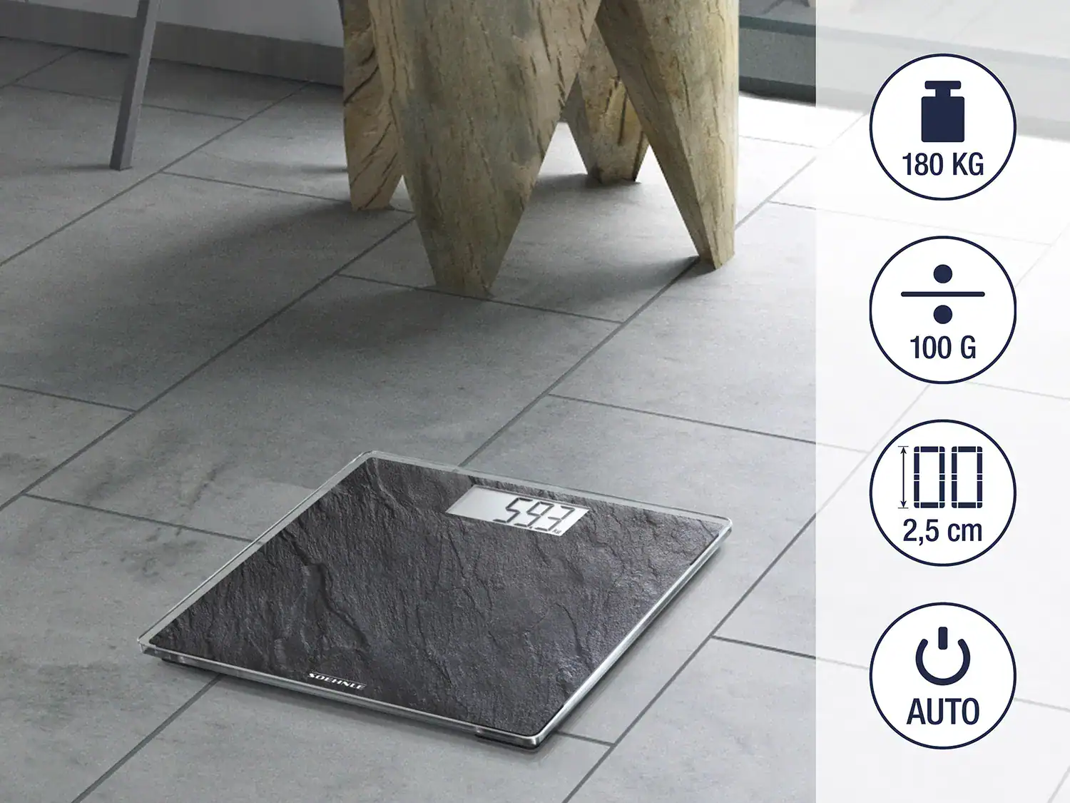 Style Sense Compact 300 Personvåg Skiffergrå från Soehnle - Bild 7