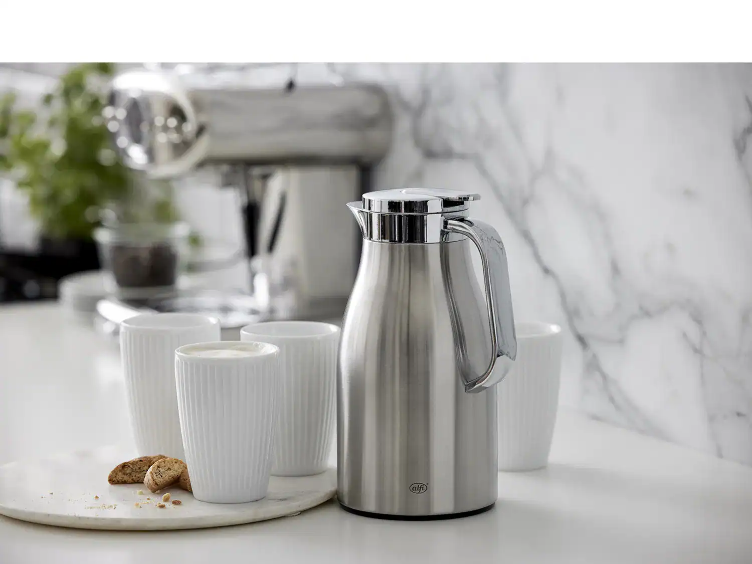 Skyline Termoskanna 1 liter Matt stål från Alfi - Bild 3