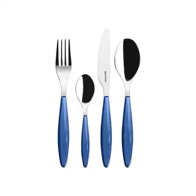 Feeling Bestickset 24-delar Blå/Rostfrittstål från Guzzini Designer : Robin Levien