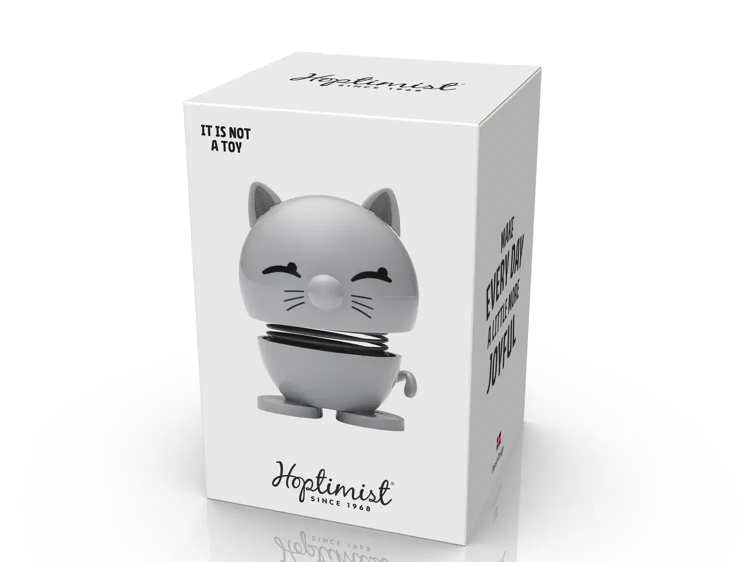 Cat Bumble Light Grey Small Höjd 7cm Hoptimist - Bild 2