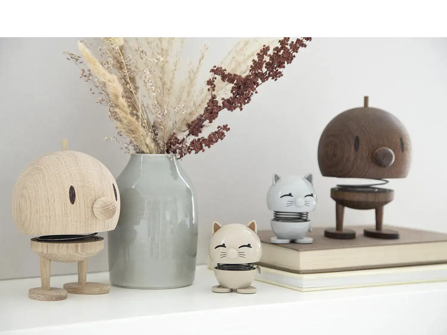 Cat Bumble Light Grey Small Höjd 7cm Hoptimist - Bild 9