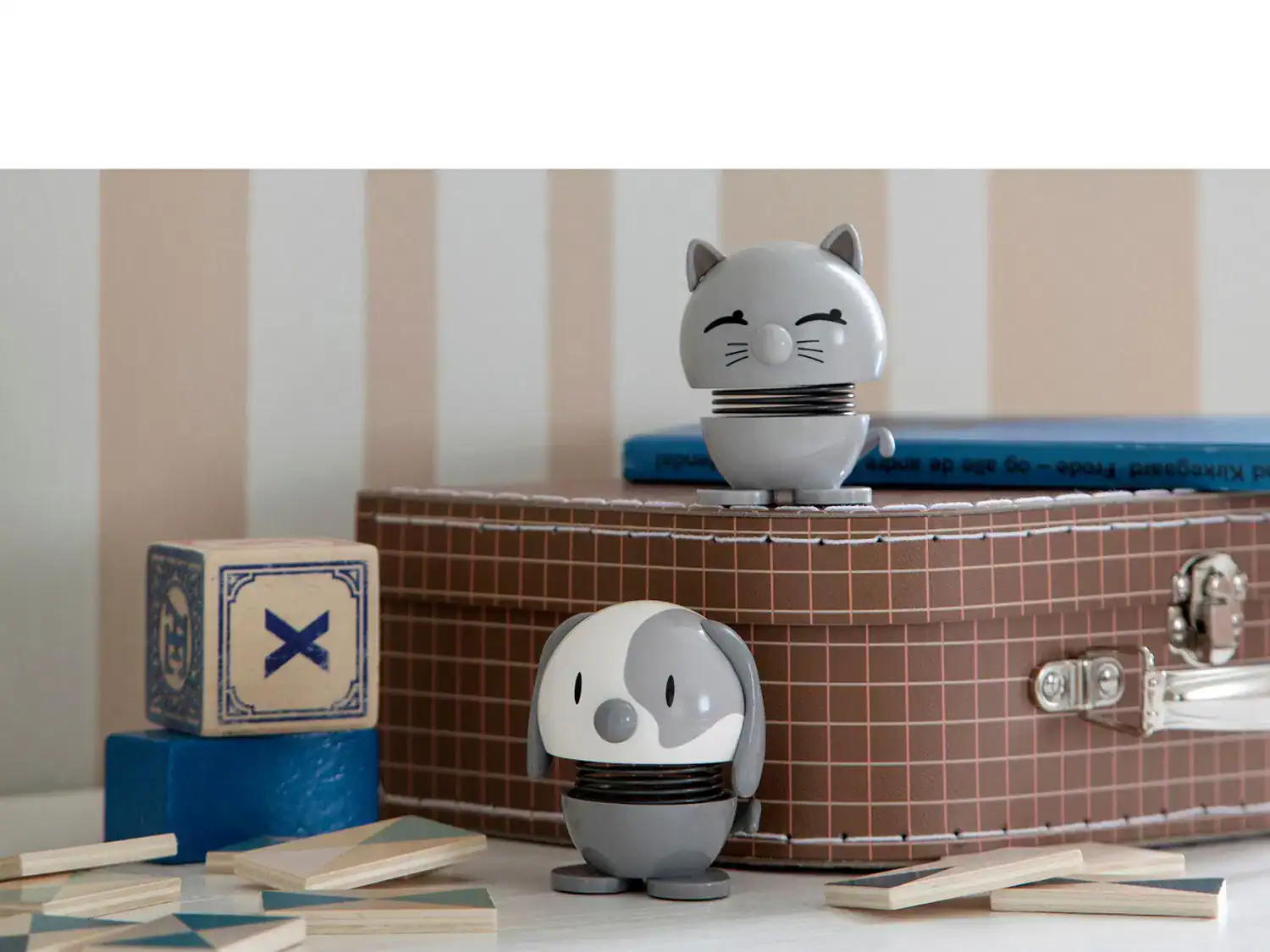 Cat Bumble Light Grey Small Höjd 7cm Hoptimist - Bild 6