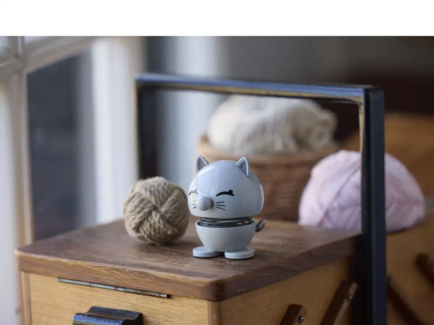 Cat Bumble Light Grey Small Höjd 7cm Hoptimist - Bild 4