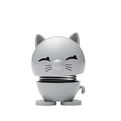 Cat Bumble Light Grey Small Höjd 7cm Hoptimist