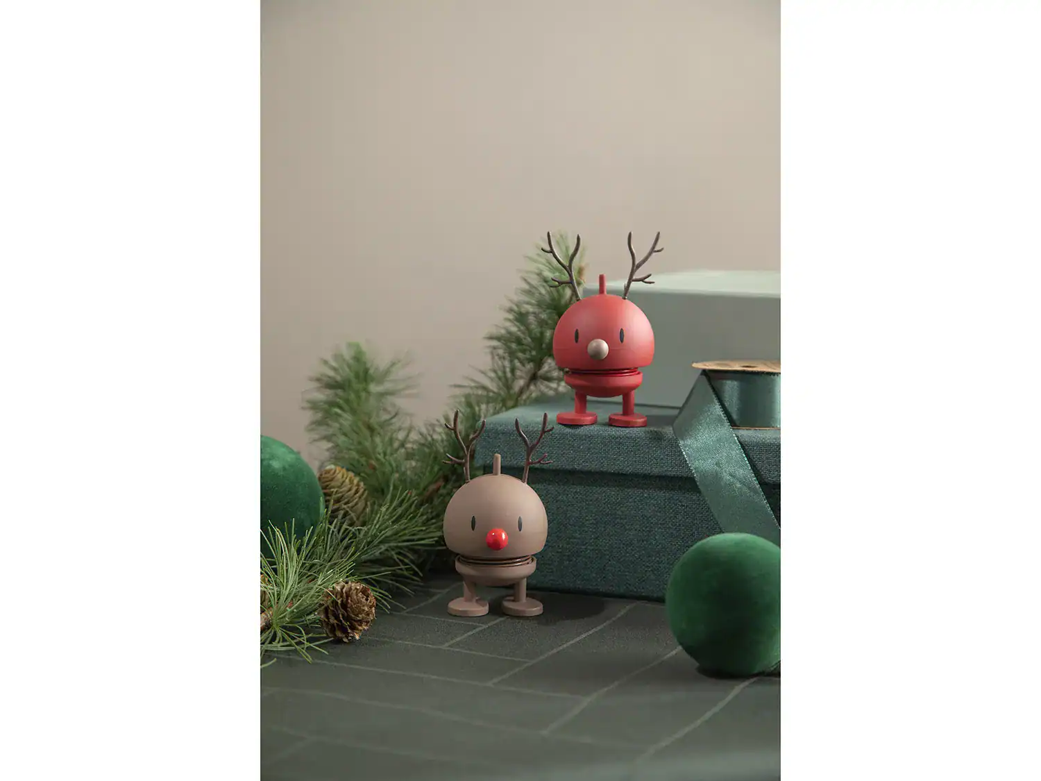 Reindeer Soft Bumble Choko Small Höjd 9cm Hoptimist - Bild 5