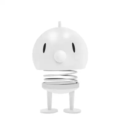 Soft Bumble Speaker Soft White Large med Högtalare Blutooth Höjd 15cm Hoptimist