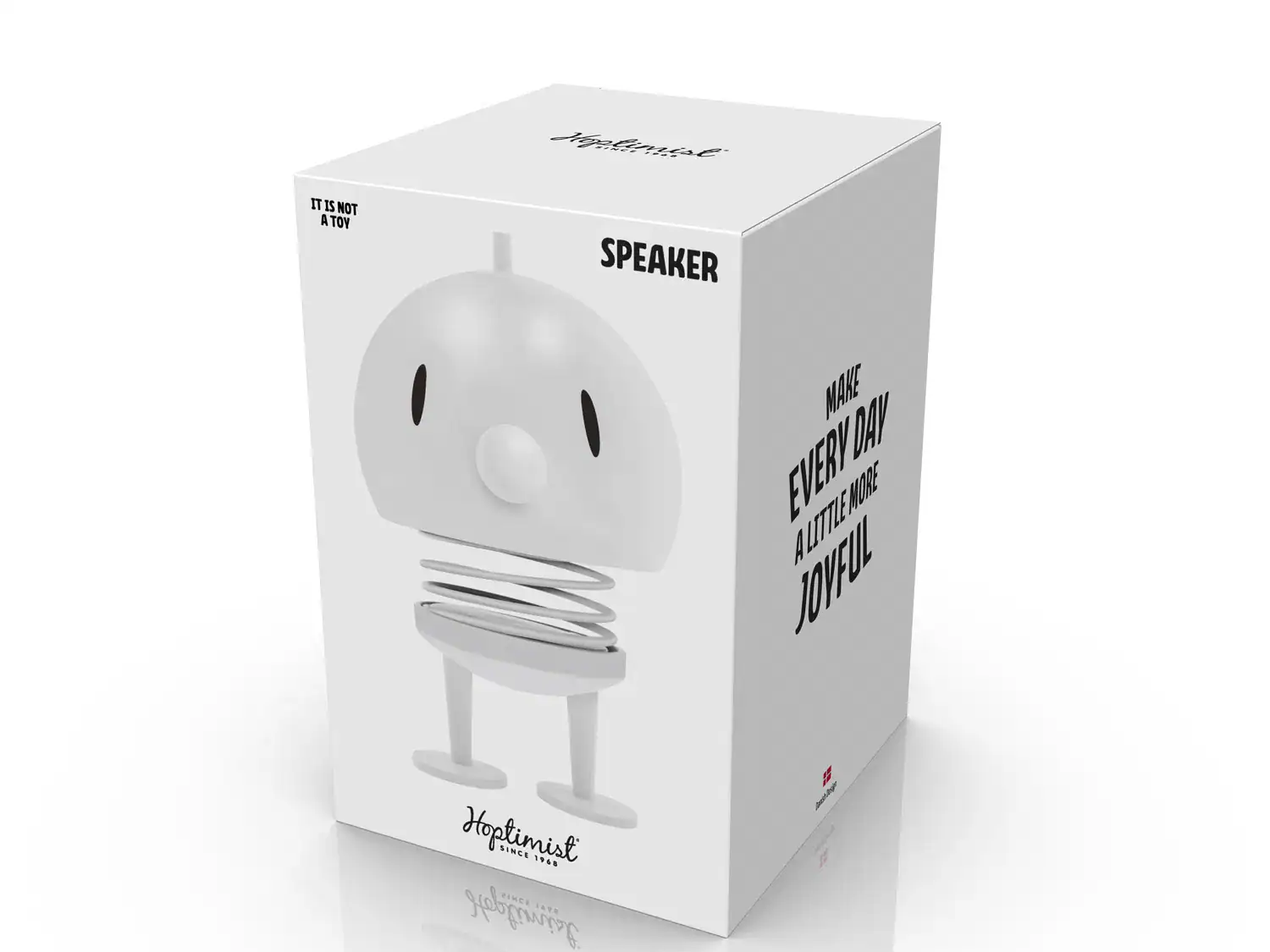 Soft Bumble Speaker Soft White Large med Högtalare Blutooth Höjd 15cm Hoptimist - Bild 2