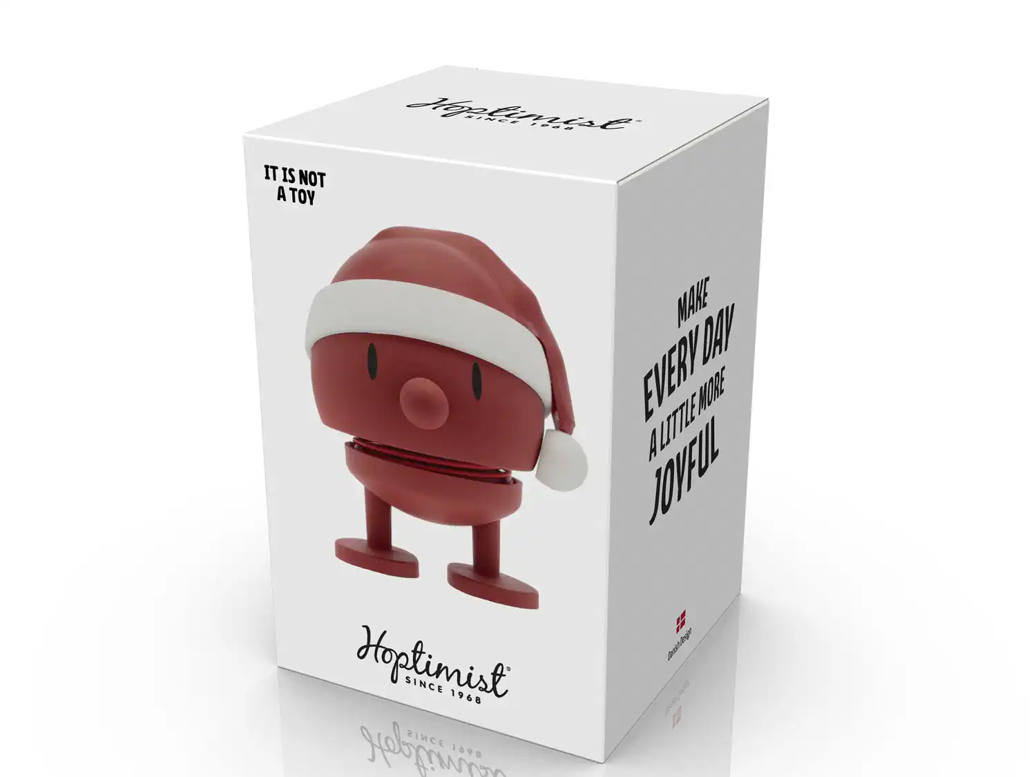 Santa Soft Bumble Röd Small Höjd 7cm Hoptimist - Bild 2