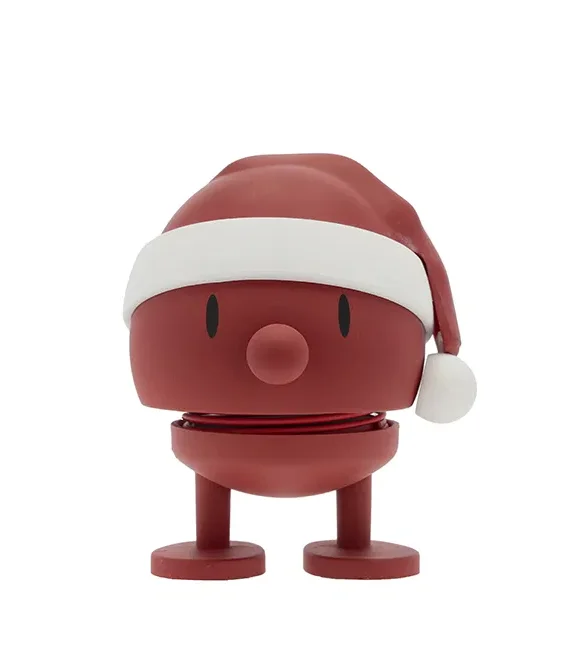 Santa Soft Bumble Röd Small Höjd 7cm Hoptimist