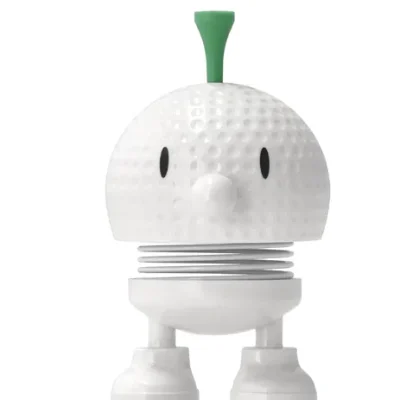 Golf Bumble White Small Höjd 8cm Hoptimist