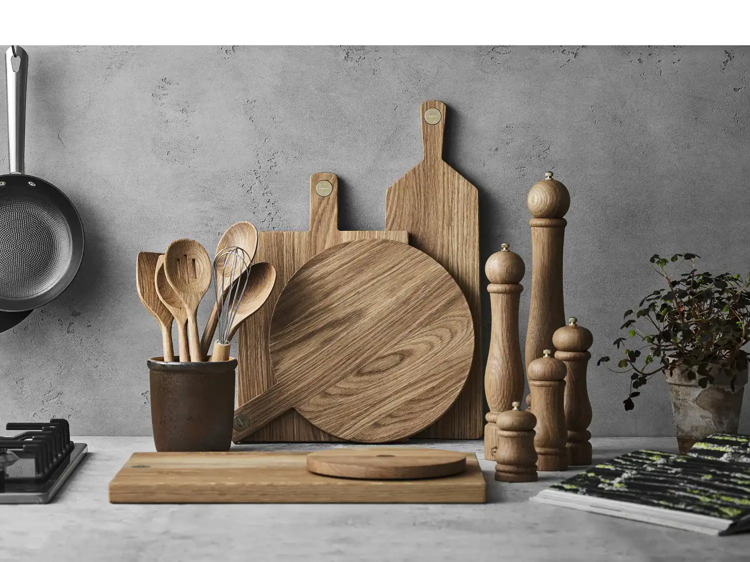 Douron Kvarn Salt eller Peppar, Ek Natur H30cm från Pillivuyt Gourmet - Bild 6