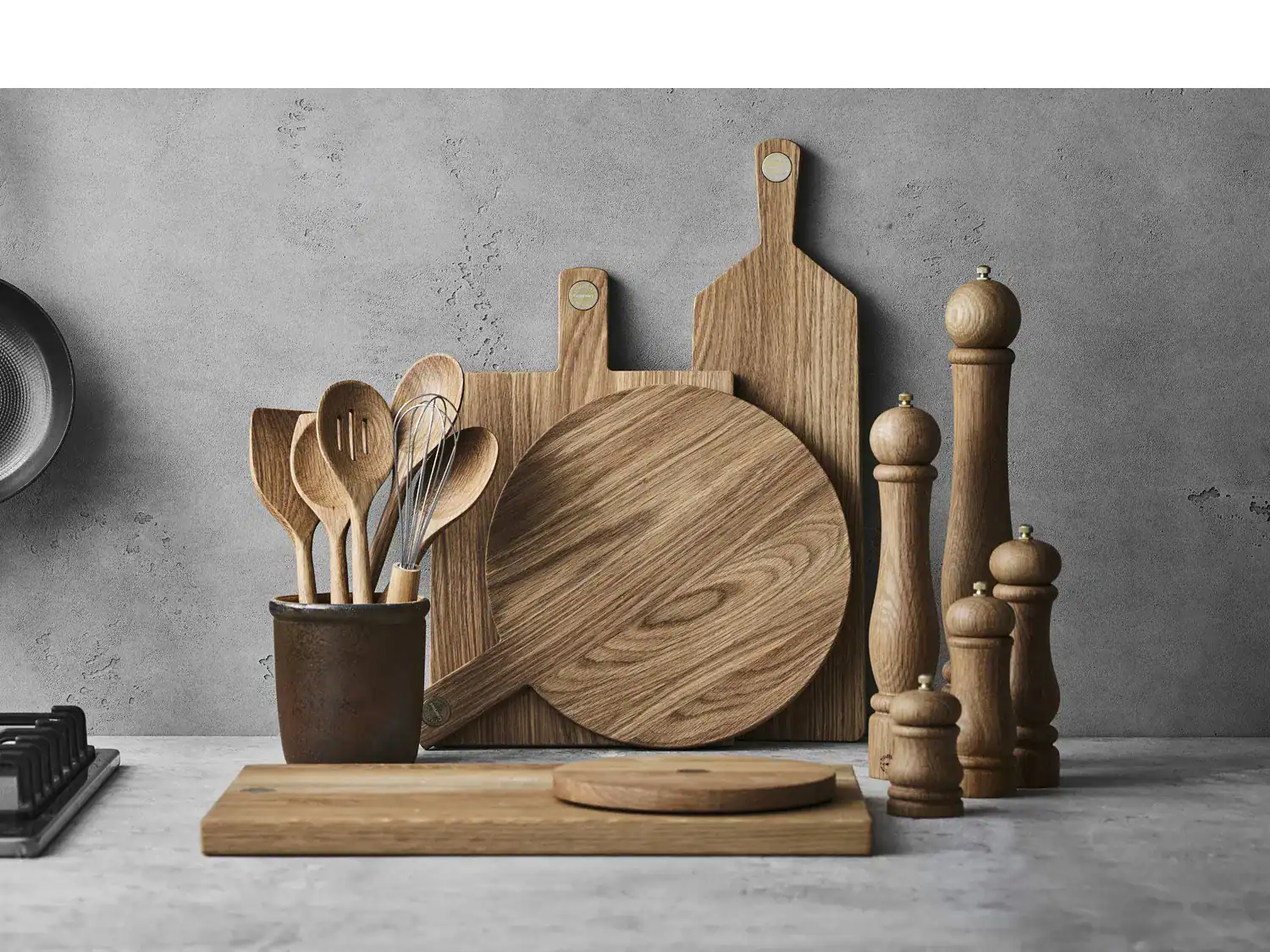 Douron Kvarn Salt eller Peppar, Ek Natur H30cm från Pillivuyt Gourmet - Bild 5