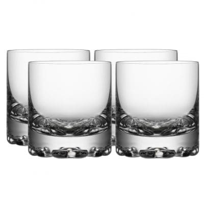 Erik double old fashioned 34cl 4-pack Orrefors Glasbruk, design Olle Alberius