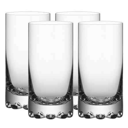 Erik Highball glas 33cl 4-pack Orrefors Glasbruk, design Olle Alberius