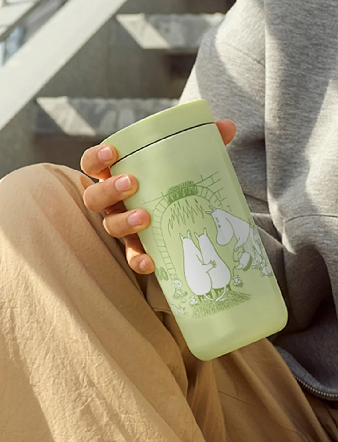 To Go Click Termomugg 0.2Liter Moomin Home Från Stelton RIG-TIG - Bild 3