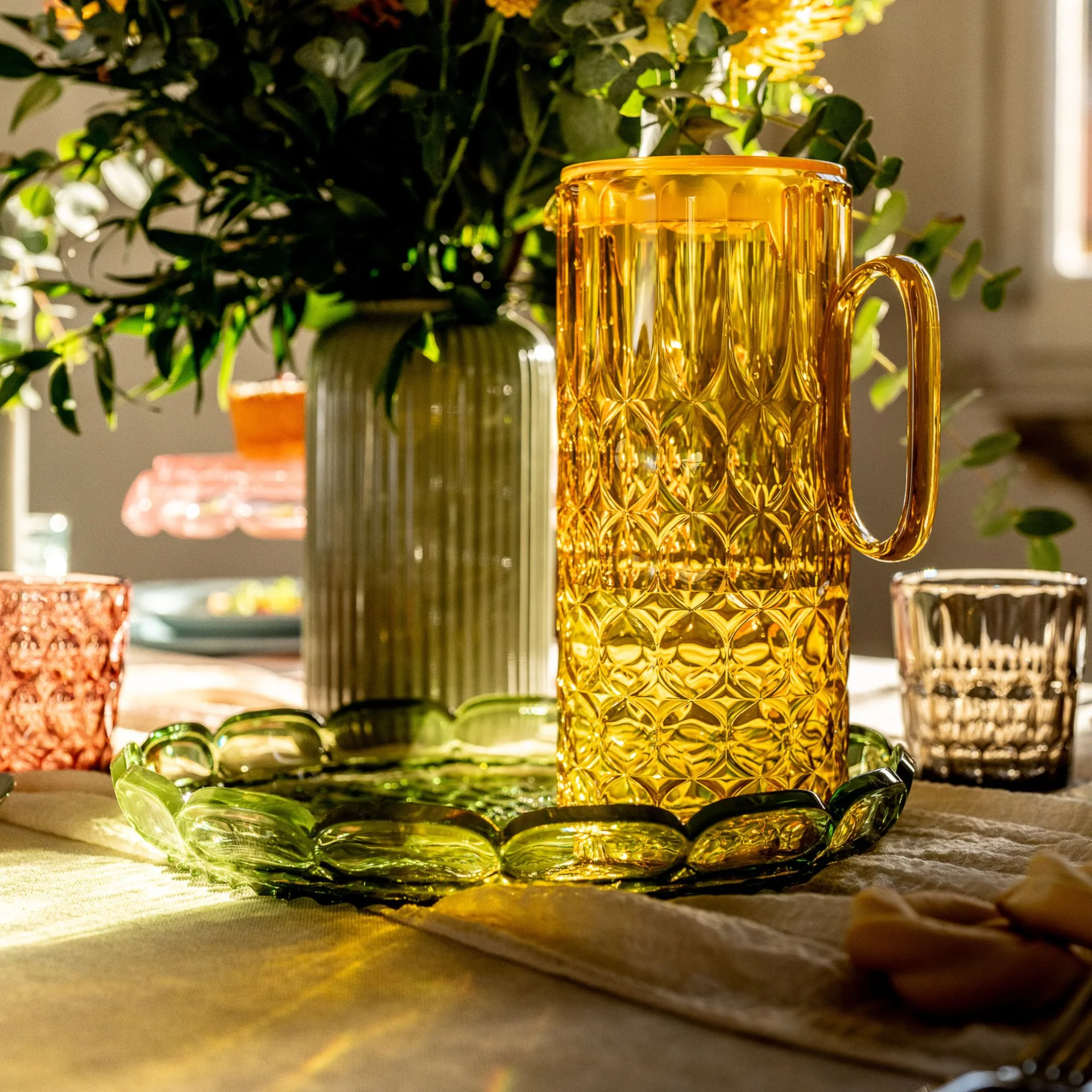 Glas Hög Vanity 6-Pack Mix färg 0,48Liter Från Guzzini Designer : Pio & Tito Toso - Bild 5