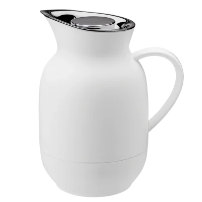 Amphora Termoskanna 1Liter Soft Vit Från Stelton
