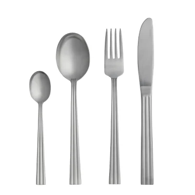 Thebe Edition 2024 Bestickset 24 delar Matt Stål Från Gense