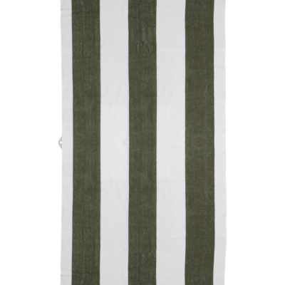 Badhandduk Rand Grön 160*86cm Från Lord Nelson