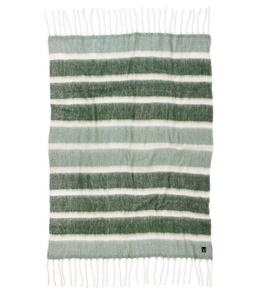 Rand Pläd Grön 130*170 Från Kosta Linnewäfveri - Bild 4