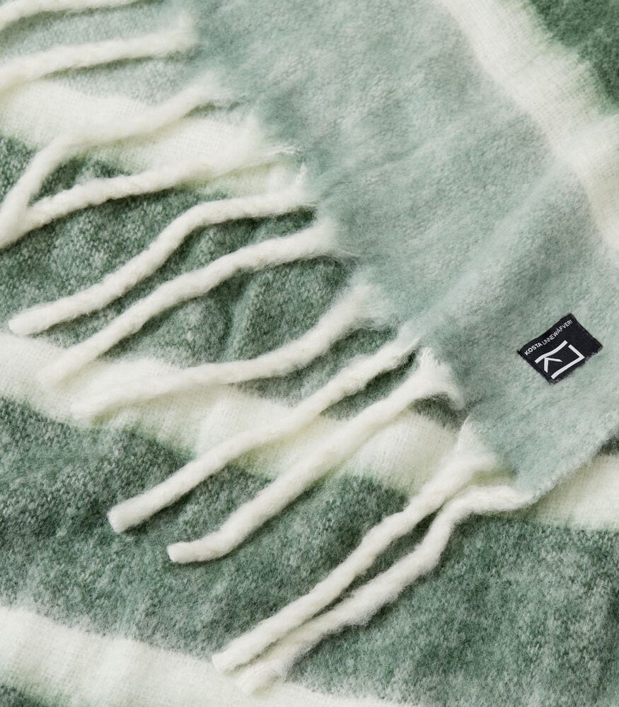 Rand Pläd Grön 130*170 Från Kosta Linnewäfveri - Bild 3