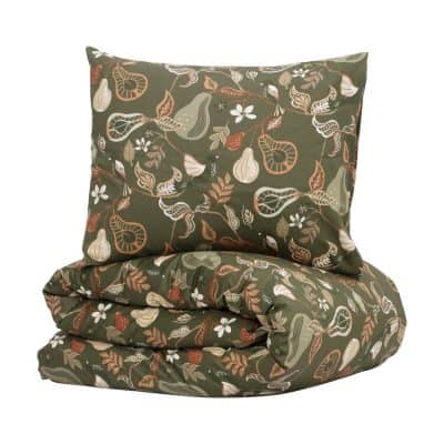 Bandene LyxBäddset Satin Grön 150*210cm Från Kosta Linnewäfveri